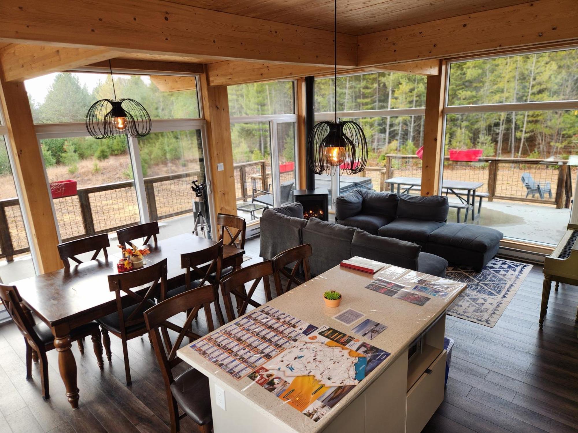 Les Chalets Double K # 2 Saint-Alexis-des-Monts Kültér fotó